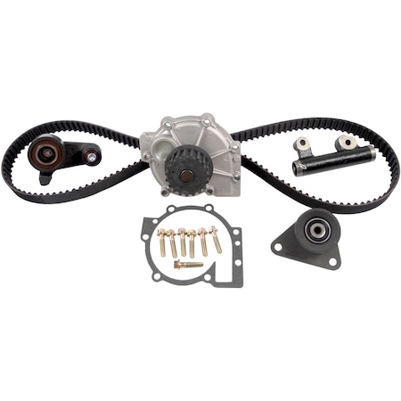 Gates PowerGrip Premium OE Timing Belt Component Kit w/Water Pump, TCKWP252 TCKWP252