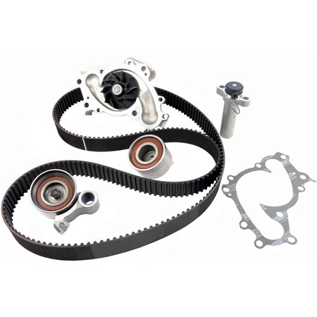 Gates PowerGrip Premium OE Timing Belt Component Kit w/Water Pump, TCKWP257 TCKWP257