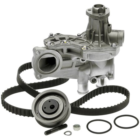 Gates PowerGrip Premium OE Timing Belt Component Kit w/Water Pump, TCKWP262 TCKWP262