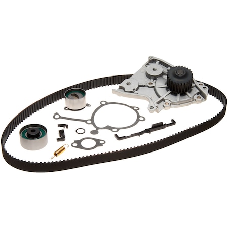 Gates PowerGrip Premium OE Timing Belt Component Kit w/Water Pump, TCKWP281 TCKWP281