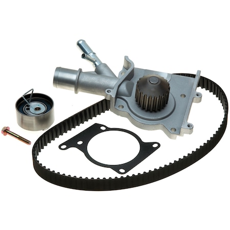 Gates PowerGrip Premium OE Timing Belt Component Kit w/Water Pump, TCKWP283 TCKWP283