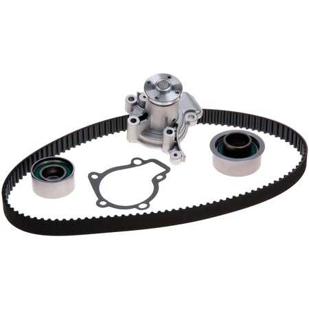 Gates PowerGrip Premium OE Timing Belt Component Kit w/Water Pump, TCKWP284 TCKWP284