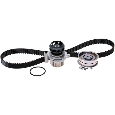 Gates PowerGrip Premium OE Timing Belt Component Kit w/Water Pump, TCKWP296 TCKWP296