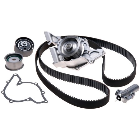 Gates PowerGrip Premium OE Timing Belt Component Kit w/Water Pump, TCKWP297 TCKWP297