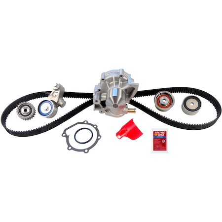 Gates PowerGrip Premium OE Timing Belt Component Kit w/Water Pump, TCKWP304 TCKWP304
