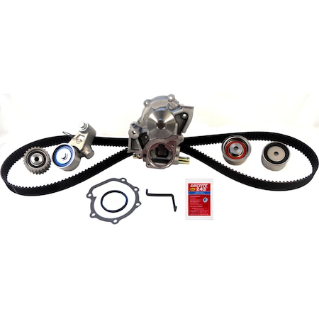 Gates Engine Timing Belt Component Kit 2006 Subaru Forester 2.5L, TCKWP304B TCKWP304B