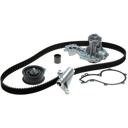 Gates PowerGrip Premium OE Timing Belt Component Kit w/Water Pump, TCKWP317 TCKWP317