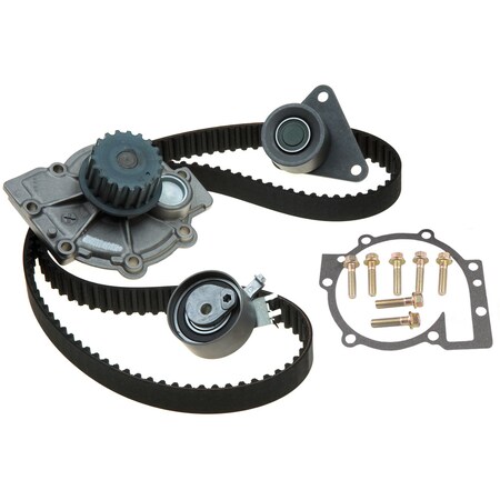 Gates PowerGrip Premium OE Timing Belt Component Kit w/Water Pump, TCKWP331 TCKWP331