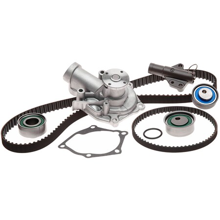 Gates PowerGrip Premium OE Timing Belt Component Kit w/Water Pump, TCKWP332 TCKWP332