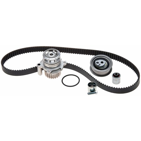 Gates PowerGrip Premium OE Timing Belt Component Kit w/Water Pump, TCKWP334M TCKWP334M