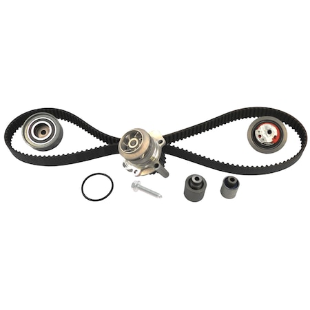 Gates PowerGrip Premium OE Timing Belt Component Kit w/Water Pump, TCKWP342 TCKWP342
