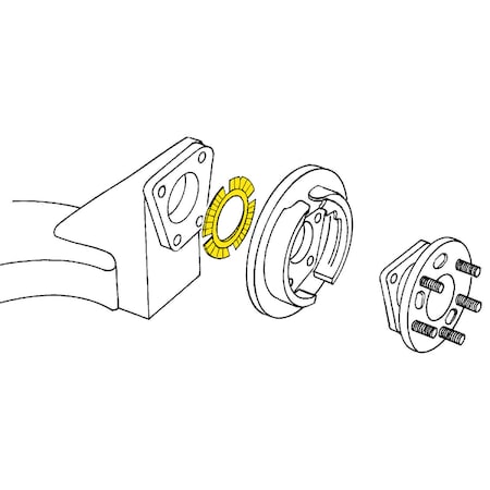 Moog Alignment Shim - Rear, K7264-3 K7264-3