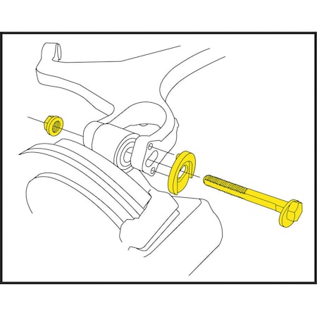 Moog Alignment Cam Bolt Kit, K80064 K80064