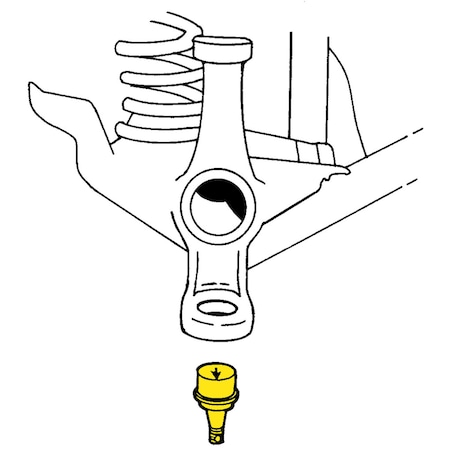 Moog Suspension Ball Joint - Front Lower, K7403 K7403