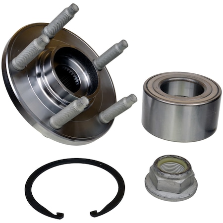 Skf Axle Bearing and Hub Assembly Repair Kit - Front, BR930876K BR930876K