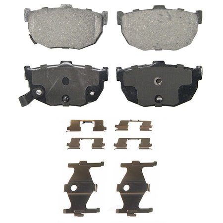 Wagner Brakes QuickStop Disc Brake Pad - Rear, ZD429 ZD429