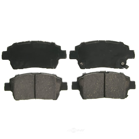 Wagner Brakes QuickStop Disc Brake Pad - Front, ZD822 ZD822