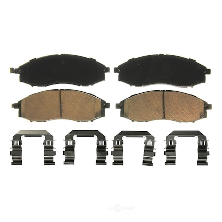 Wagner Brakes QuickStop Disc Brake Pad - Front, ZD830 ZD830