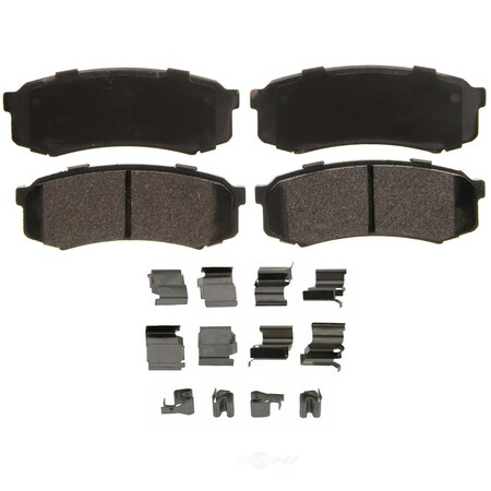 Wagner Brakes QuickStop Disc Brake Pad - Rear, ZX606 ZX606