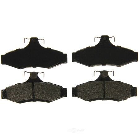 Wagner Brakes QuickStop Disc Brake Pad - Rear, ZX724 ZX724