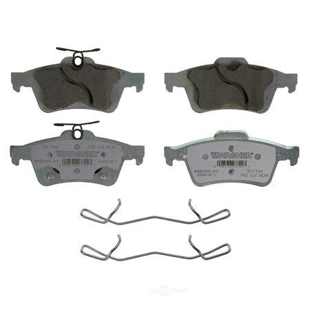 Wagner OEX Ceramic Rear Disc Brake Pads OEX1507 O'Reilly Auto Parts