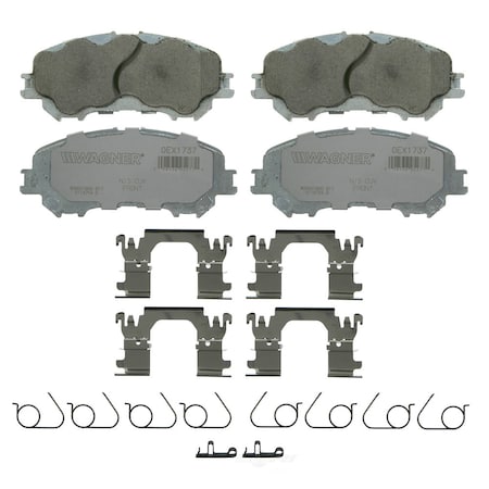 Wagner Brakes OEX Disc Brake Pad - Front, OEX1737 OEX1737