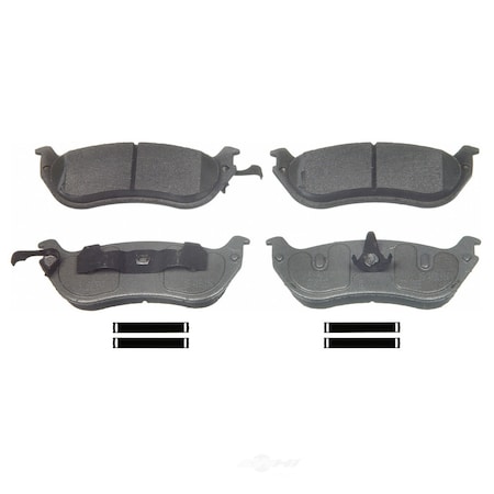 Wagner Brakes Disc Brake Pad Set, MX674A MX674A