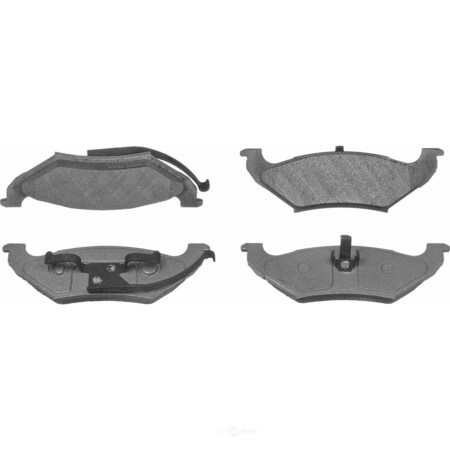 Wagner Brakes Disc Brake Pad Set, MX715 MX715