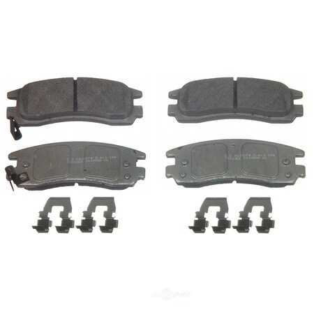 Wagner Brakes Disc Brake Pad Set, MX814 MX814