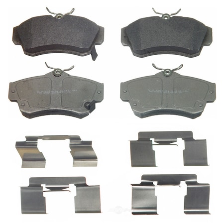Wagner Brakes ThermoQuiet Disc Brake Pad - Front, MX841 MX841