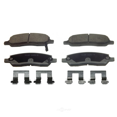 Wagner Brakes Disc Brake Pad Set, QC1172 QC1172