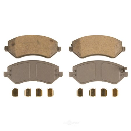 Wagner Brakes ThermoQuiet Disc Brake Pad - Front, QC856 QC856