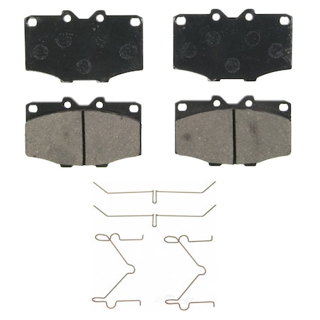 Wagner Brakes Disc Brake Pad Set, ZD137, Front ZD137