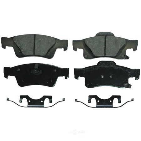 Wagner Brakes QuickStop Disc Brake Pad - Rear, ZD1498 ZD1498