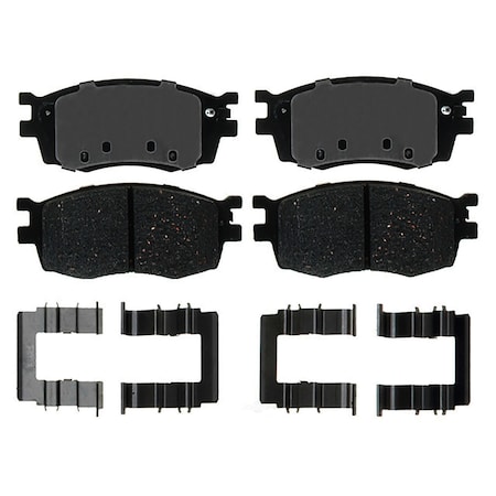 Acdelco Disc Brake Pad Set, 14D1156CH, Front 14D1156CH