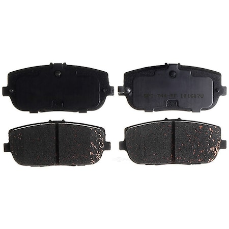 Acdelco Disc Brake Pad Set, 14D1180CH, Rear 14D1180CH
