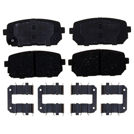 Acdelco Disc Brake Pad Set 2007-2010 Kia Rondo 2.4L 2.7L, 14D1296CH, Rear 14D1296CH