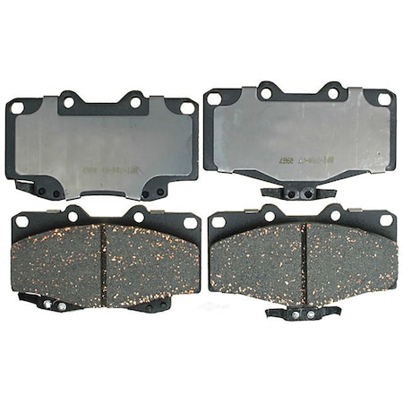 Acdelco Disc Brake Pad Set, 14D436CH, Front 14D436CH