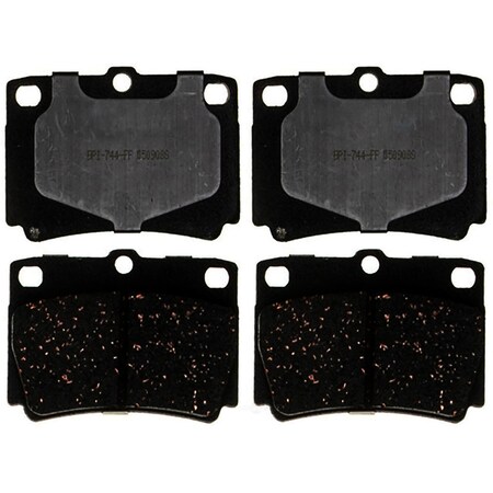 Acdelco Disc Brake Pad Set 1997-1999 Mitsubishi Montero Sport 2.4L, 14D733CH 14D733CH