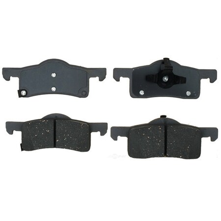 Acdelco Ceramic Disc Brake Pad - Rear, 14D935C 14D935C