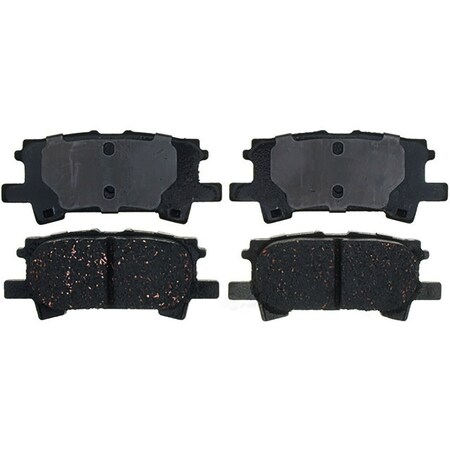 Acdelco Disc Brake Pad Set, 14D996CH, Rear 14D996CH