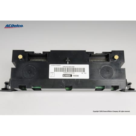 Acdelco HVAC Control Panel, 15-73081 15-73081