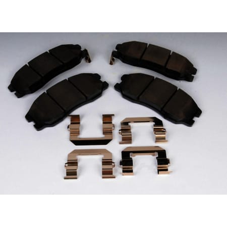 Acdelco Disc Brake Pad Set, 171-0984, Front 171-0984