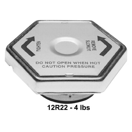 Acdelco Radiator Cap, 12R22 12R22