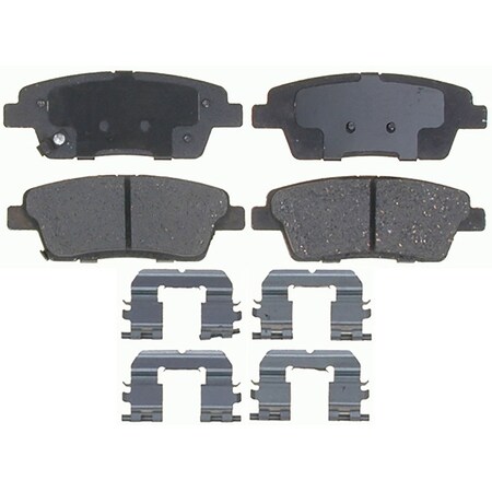 Acdelco Disc Brake Pad Set, 14D1551CH 14D1551CH