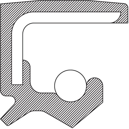 National Engine Crankshaft Seal, 710334 710334