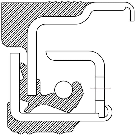 National Wheel Seal 2000-2003 Ford F650 5.9L, 370024A 370024A