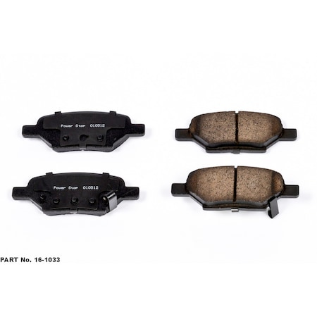 Powerstop Evolution Ceramic Disc Brake Pad - Rear, 16-1033 16-1033