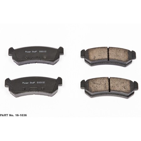 Powerstop Evolution Ceramic Disc Brake Pad - Rear, 16-1036 16-1036
