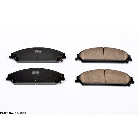 Powerstop Evolution Ceramic Disc Brake Pad - Front, 16-1058 16-1058